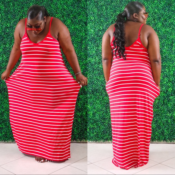 Plus Size Maxi Dress❤️ - 1x 2x 3x - Picture 1 of 2